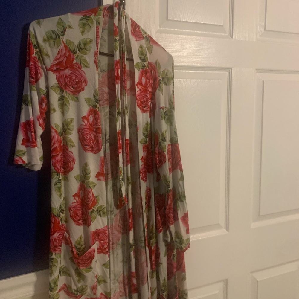 Posh Peanut Maternity Robe, M(4-6)  Rose !